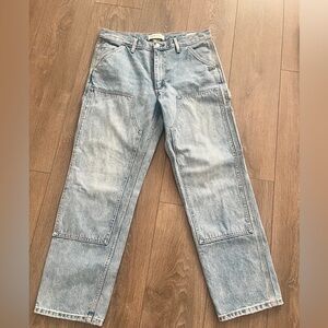 Denim Forum Light Wash Carpenter Jeans